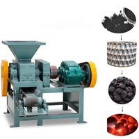Presse à briquettes de charbon de bois en fer éponge de petite capacité 2 tonnes par heure avec moteur Capacité personnalisable