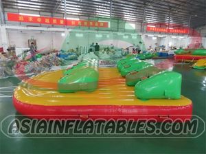 7 kişilik ticari su kayağı kullanımı için yeni tasarım şişme koltuk TWISTER yüzer deniz muzu - Product Image 4