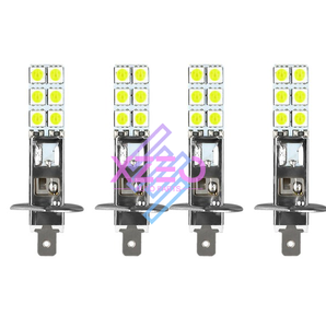 Bombilla LED Delantera para Automóvil, Faro Antiniebla, H1 12SMD 5050 6000K, Luz Blanca - Product Image 2