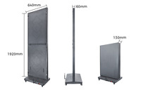 Eagleled P1.25 P1.53 P1.86 P2 P2.5 Écran d'Affiche Led Pliable au Sol Affichage d'Affiche Led Intérieur