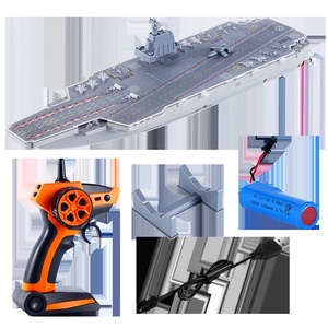 Barco Eléctrico de Alta Velocidad a Control Remoto, Modelo de <span class=keywords><strong>Portaaviones</strong></span>, Juguete Acuático para Niños con Luces para Uso en Exteriores - Product Image 5