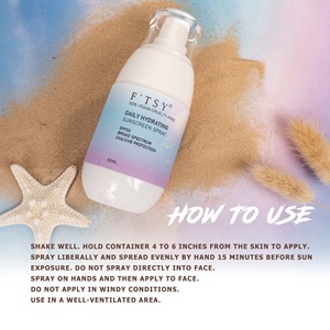 Spray <span class=keywords><strong>Solare</strong></span> <span class=keywords><strong>Viso</strong></span> <span class=keywords><strong>Idratante</strong></span> Quotidiano SPF 50 a Marchio Privato, 50ml, Produzione Cinese - Product Image 5