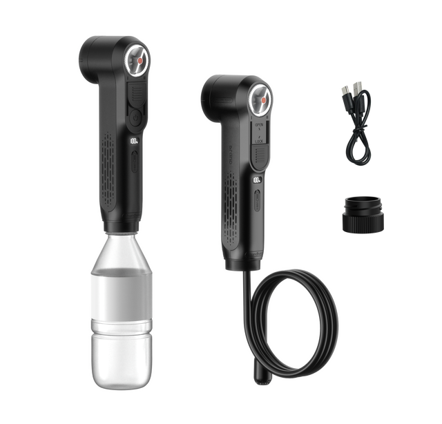 Portable USB-C Rechargeable ABS Modern Muslim Bidet Shattaf Electric Handheld Travel Sprayer with Two Pressure Settings