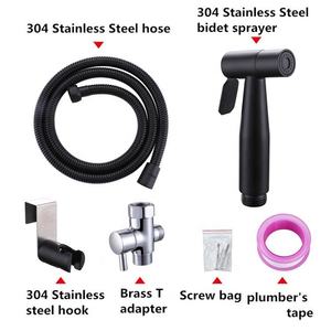 Offre Spéciale de haute qualité Portable en acier inoxydable <span class=keywords><strong>Jet</strong></span> <span class=keywords><strong>eau</strong></span> douce support de douche ensemble <span class=keywords><strong>Kit</strong></span> Shattaf portable moderne pour le nettoyage des toilettes - Product Image 2