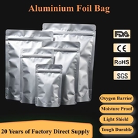Sachets Doypack en aluminium avec fermeture éclair, sacs alimentaires scellables, taille personnalisée, adaptés aux aliments liquides comme les sauces, les soupes, les jus et le miel