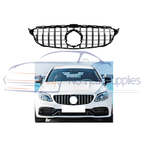 <span class=keywords><strong>Calandre</strong></span> <span class=keywords><strong>Panamericana</strong></span> pour Mercedes Benz <span class=keywords><strong>Classe</strong></span> C W205 2019-2021 Facelift GTR Style W - Product Image 5