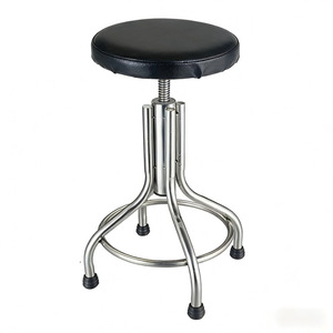 Tabouret chirurgical en acier inoxydable Jinbokang, réglable en hauteur, à trois pieds, chaise d'examen hospitalière - Product Image 1