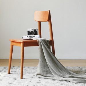 Dining Chair Solid Wood Cherry Wood <b>Backrest</b> Modern Nordic Style For Small Apartments - Product Image 4