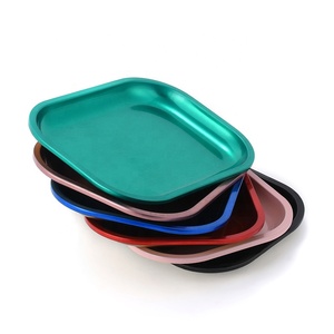 Bán buôn 7 inch tùy chỉnh thiết kế tin cán khay cho khói cửa hàng thuốc lá cổ điển kim loại cán khay - Product Image 4