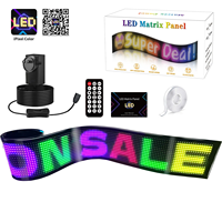 Pantalla LED Programable con Control por Aplicación, Letrero Luminoso LED Personalizado, Panel Publicitario, Luces LED para Automóviles, Ojos LED para Camiones