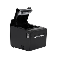 Printer Thermal 80mm untuk Sistem POS, Cepat 250mm/detik, USB SERIAL LAN Desktop, Pencetak Struk/Nota/Tagihan untuk Dapur
