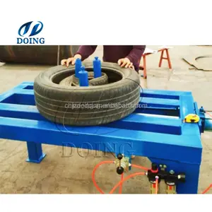 Easy running waste tire doubling and tripling machine Used tyre packing unpacking machine for sale