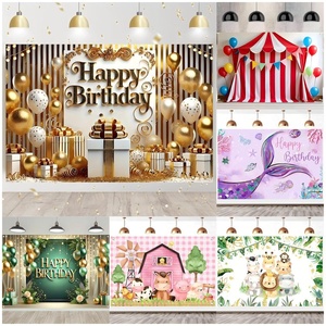 <span class=keywords><strong>Toile</strong></span> <span class=keywords><strong>de</strong></span> <span class=keywords><strong>fond</strong></span> thème sirène, jungle, animaux pour <span class=keywords><strong>anniversaire</strong></span>, fête des pères, décoration <span class=keywords><strong>de</strong></span> fête pour enfants et adultes, bannière - Product Image 2