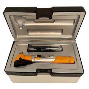 Otoscope miniature de haute qualité à fibre optique orange, ensemble d'instruments de diagnostic ORL pour médecins, prix de vente le plus élevé, réutilisable, léger - Product Image 1