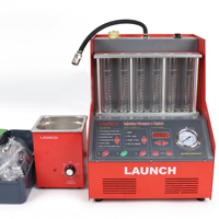 Machine de nettoyage d'injecteurs de carburant LAUNCH CNC602A, testeur d'injecteurs essence avec kit de nettoyage pour atelier automobile, équipement de réparation automobile