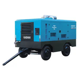 Compressore d'aria a vite portatile diesel del motore di LGCY 7/8 bar 185CFM mobile Yuchai/Cummins/Kubota