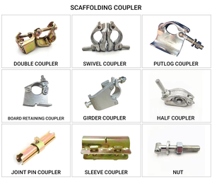 Bộ phận giàn giáo thép mạ kẽm bền En 74 khớp nối và giàn giáo cố định với kẹp cho đường ống - Product Image 2