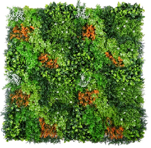 กำแพงพืชสีเขียวเทียมสำหรับสวนหลังบ้านรั้วใบไม้เทียม A-1002กลางแจ้งต้นไม้เขียวขจี - Product Image 6