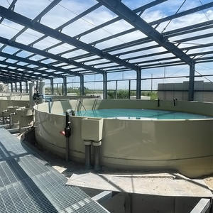 Filtro de tambor giratorio para tanque de peces de acuario de acuicultura, <span class=keywords><strong>10000</strong></span> <span class=keywords><strong>litros</strong></span>, venta al por mayor, pequeño filtro de estanque Koi, malla de alambre de acero inoxidable - Product Image 6