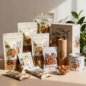 Custom Printed Matte Reusable Zipper Stand up Pouch Plastic Sugar Food Grade <b>Packaging</b> <b>Bags</b> for Candy Dried Fruit Nuts - Product Image 6