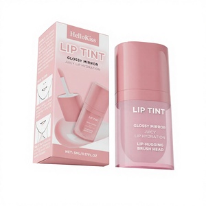 Natural Long Lasting Mini Rubber Paint Fat Oil Liquid <b>Lip</b> Gloss for Daily Makeup Custom Logo <b>Lip</b> Tint Mirror Hot Selling - Product Image 5