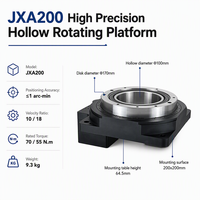 JXA200 Reductor de Velocidad de Precisión con Mesa Rotatoria Hueca para Automatización Industrial, Actuador de Engranajes de Gran Diámetro de 100 mm