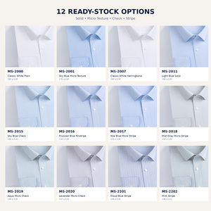 <span class=keywords><strong>Chemise</strong></span> habillée homme infroissable en coton 200S et soie de mûrier, manches longues, pour affaires et occasions formelles, OEM, marque privée, vente en gros - Product Image 5