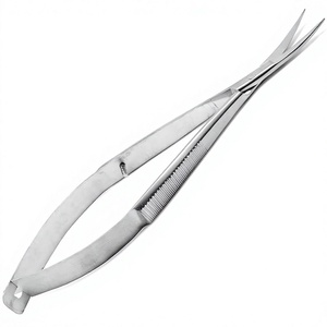 Pinzas Oftálmicas para Implante de Lentes, con Mango Plano Tipo Pico de Pato, Pinzas Metálicas Manuales para Lentes, Microinstrumento para Operaciones Quirúrgicas - Product Image 4