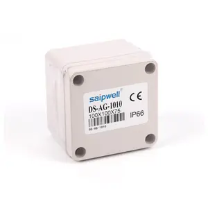 Водонепроницаемая коробка SAIPWELL DS-AG-1010 электрических пластиковых распределительных коробок 100*100*75 мм