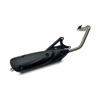 Sistem Knalpot Stainless Steel untuk Sepeda Motor Suzuki Address 125 Street Sisi Kanan Warna Hitam Bersertifikasi ISO 9001 Garansi 1 Tahun