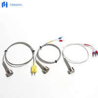 Capteur de température de surface magnétique Pt100/PT1000, sonde en acier inoxydable, OEM/ODM, indice de protection IP67, longueur de câble personnalisée pour usage industriel