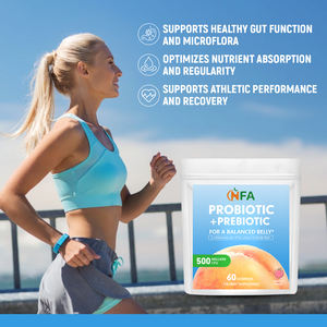 กัมมี่โปรไบโอติกพรีไบโอติกพร้อมผลิตภัณฑ์เสริมอาหารเพื่อสุขภาพรองรับการทำงานของลำไส้เพื่อสุขภาพและขนมกัมมี่จุลินทรีย์ติดฉลากส่วนตัว - Product Image 6