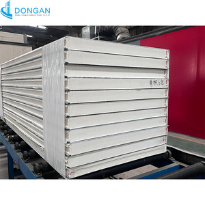 Dễ dàng để xây dựng 100mm 150mm tấm Tường liền mạch PU <span class=keywords><strong>PIR</strong></span> Polyurethane bọt tường mái bánh sandwich bảng điều khiển cho hội thảo thực phẩm - Product Image 6