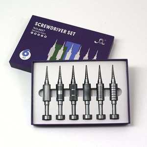 Kit de 6 forets magnétiques de précision avec <span class=keywords><strong>mandrin</strong></span> SDS et tige de 3 mm, finition aluminium – Outil de tournevis de précision <span class=keywords><strong>pour</strong></span> Apple/Android - Product Image 6