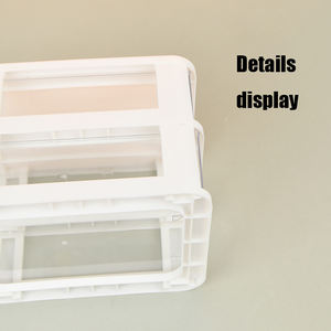 กล่องเก็บเครื่องสำอางแบบลิ้นชักพลาสติกสำหรับบ้าน/สำนักงาน/ห้องนอน  แบบ 2/3/4 ชั้น ผลิตโดยโรงงาน (OEM/ODM) - Product Image 4