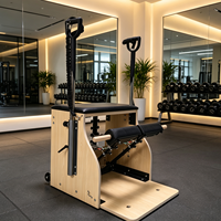 Chaise Wunda stable à cadre en érable de haute qualité pour l'entraînement, usage commercial et domestique, équipement de yoga et de Pilates, approvisionnement direct usine Chine