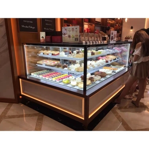 Vetrina Refrigerata Verticale ad Angolo Retto per Bevande, Dolci e Frutta - Congelatore per Torte e Dessert - Product Image 3