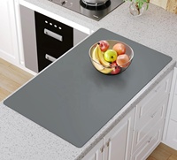 0.8mm 1mm 2mm d'épaisseur tapis de Table en Silicone protecteur de comptoir polyvalent cuisine tapis résistant à la chaleur tapis de Table en Silicone de qualité
