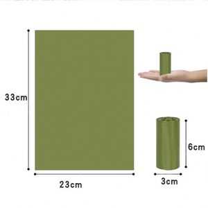Fully <b>Compostable</b> Disposable Poo <b>Bag</b> Customized Pet Biodegradable Corn Starch Dog Poop <b>Bag</b> Dog Waste Poop <b>Bags</b> - Product Image 3