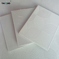 Faux Plafond en Plâtre PVC 60x60, Dalle de Plafond Suspendu en Plâtre Faux Azulejos