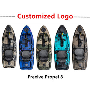 Kayak de Pesca Individual de 8 Pies (2.5m) de Material PE, Resistente y Fácil de Transportar, Listo para Surfear - Product Image 2