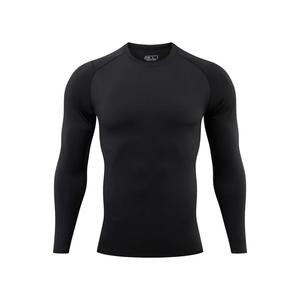 بدلة ضغط رجالية ملابس رياضية بأكمام طويلة بدلات ضيقة للتدريب من قطعتين - Product Image 4