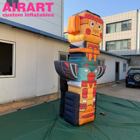 Activités sur le thème des dessins animés personnalisées, blocs de construction gonflables sur le thème des dessins animés à des fins de décoration
