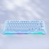 NUEVO Teclado Inalámbrico para Juegos GravaStar Mercury K1, Teclado Mecánico para Juegos con Triple Modo y Interruptores Intercambiables en Caliente