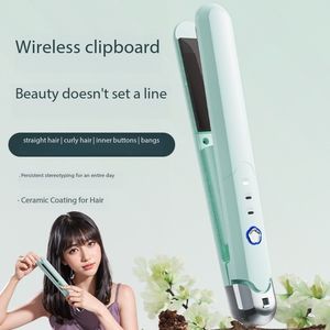 Plancha y Rizador de Pelo Inalámbrico 2 en 1 para el Hogar con Panel Flotante 3D, Recargable y sin Cable - Product Image 1