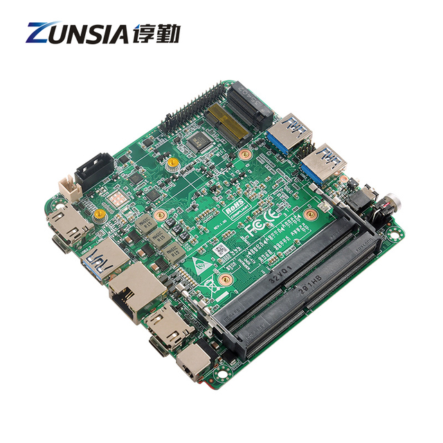 Zunsia Intel 11th Gen Tiger Lake-U Processor NUC Motherboard Dual Lan Motherboard for Robots Control Mini PC