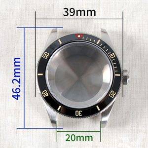 Boîtier de montre Minutesecond NH35 39 mm en acier inoxydable avec verre saphir étanche - Product Image 6