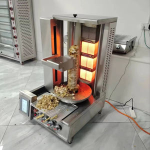 Entièrement automatique en acier inoxydable 70kg électrique/gaz Doner <span class=keywords><strong>Robot</strong></span> coupe automatique Shawarma <span class=keywords><strong>Kebab</strong></span> <span class=keywords><strong>Machine</strong></span> - Product Image 1