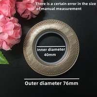 Œillets en tissu pour rideau silencieux, 1 pièce, doux, avec boucle, nouveauté