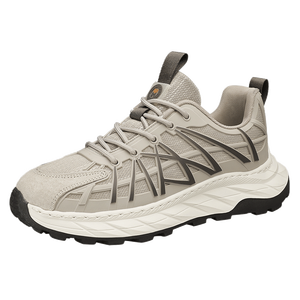 Baskets décontractées tendance à lacets pour hommes, chaussures de sport en toile respirantes, design moderne, usage quotidien - Product Image 1